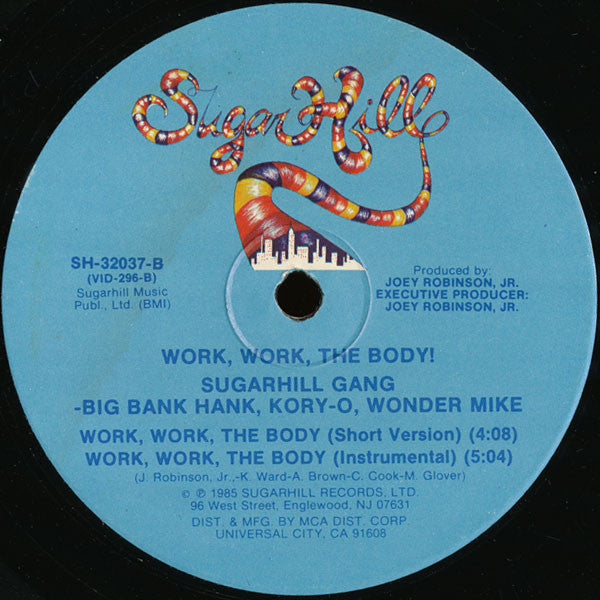Sugarhill Gang - Work, Work, The Body! (12", Single)