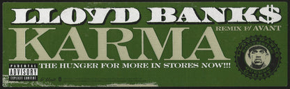 Lloyd Banks : Karma (Remix) (12", Promo)
