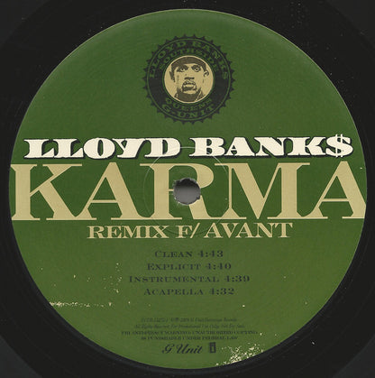 Lloyd Banks : Karma (Remix) (12", Promo)