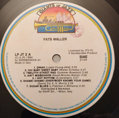 Fats Waller : Fats Waller (LP, Comp)