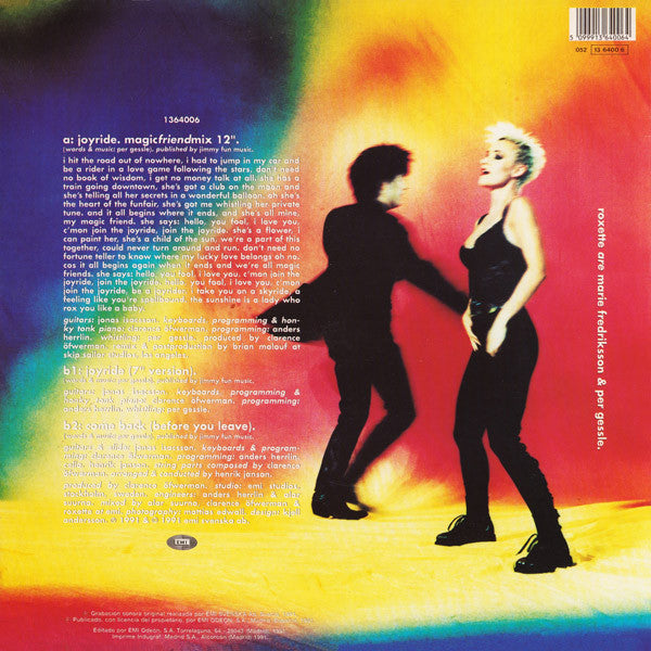 Roxette : Joyride (12")