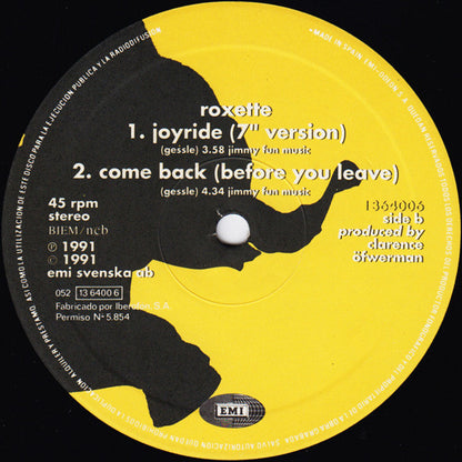 Roxette : Joyride (12")
