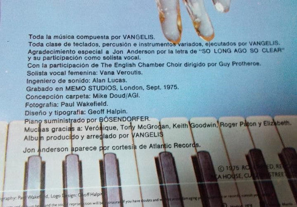 Vangelis - Heaven And Hell (LP, Album)