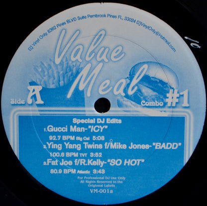 Various - Blend Setters: Value Meal Combo #1 (12", Comp, Promo, Unofficial)