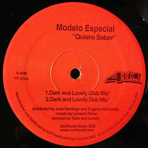 Modelo Especial - Quiero Saber (12")