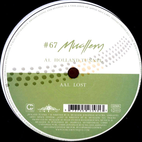 Muallem - Holland Tunnel (12")