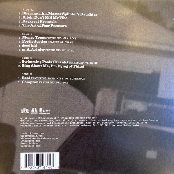 Kendrick Lamar - Good Kid, M.A.A.D City (2xLP, Album, RE, 180)