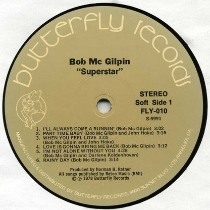Bob McGilpin : Superstar (LP, Album, Gat)