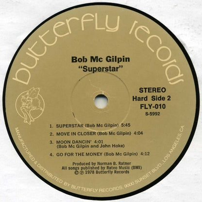 Bob McGilpin : Superstar (LP, Album, Gat)