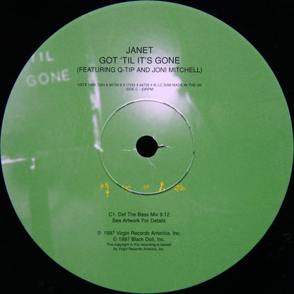 Janet* Featuring Q-Tip And Joni Mitchell - Got 'Til It's Gone (2x12", Single)
