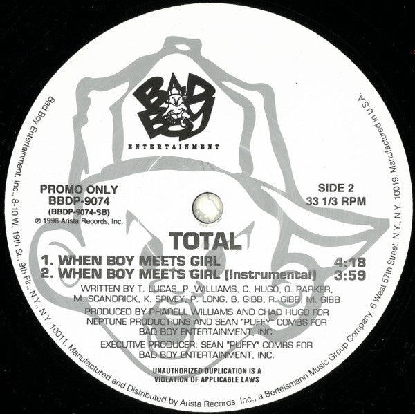 Total - Do You Think About Us (12", Single, Promo)