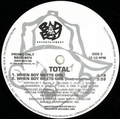 Total - Do You Think About Us (12", Single, Promo)