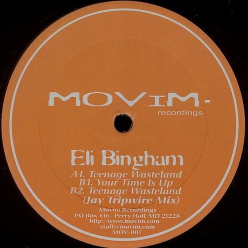 Eli Bingham : Teenage Wasteland (12")