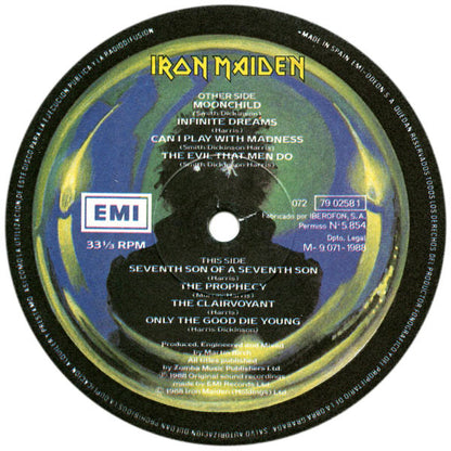 Iron Maiden : Seventh Son Of A Seventh Son (LP, Album)