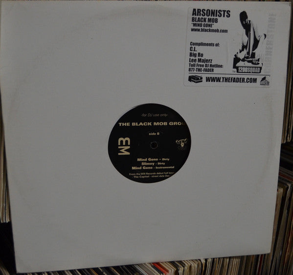Black Mob Group - Mind Gone (12", Promo)