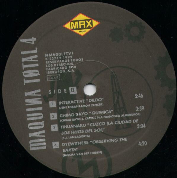 Various : Maquina Total 4 (2xLP, Comp, P/Mixed, Gat)