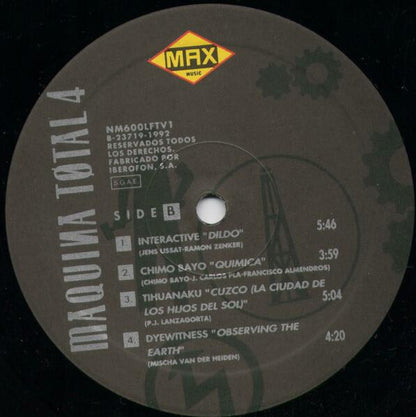Various : Maquina Total 4 (2xLP, Comp, P/Mixed, Gat)