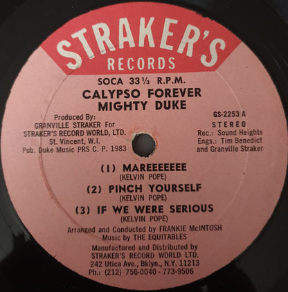 Mighty Duke : Calypso Forever (LP)