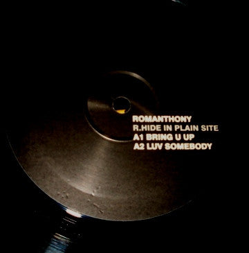 Romanthony : R.Hide In Plain Site (2xLP)