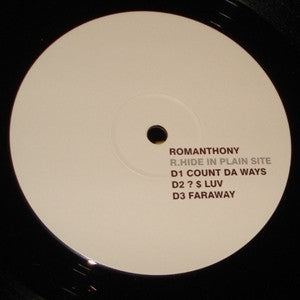 Romanthony : R.Hide In Plain Site (2xLP)
