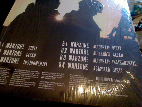 Pete Rock Featuring Dead Prez : Warzone (12", EP)