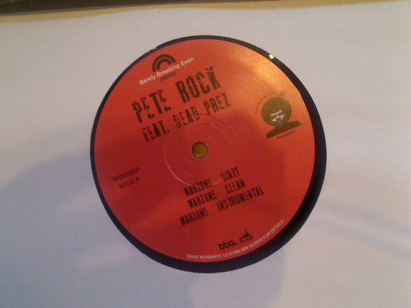 Pete Rock Featuring Dead Prez : Warzone (12", EP)