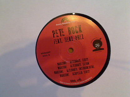 Pete Rock Featuring Dead Prez : Warzone (12", EP)