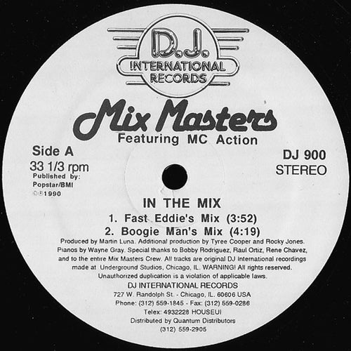 Mix Masters Featuring MC Action - In The Mix (12")