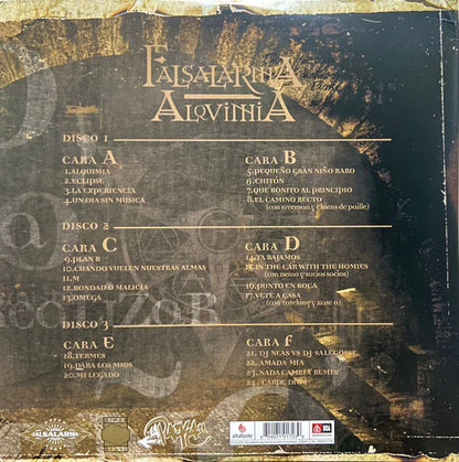 Falsalarma : Alquimia (3xLP, Album, RP, Gat)