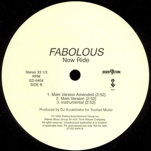 Fabolous - Make U Mine (12", Promo)