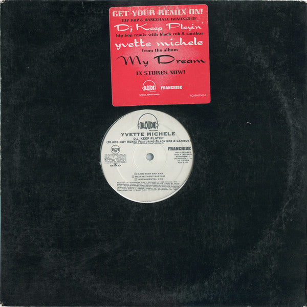 Yvette Michele - D.J. Keep Playin' (Blackout Remix) (12", Promo)