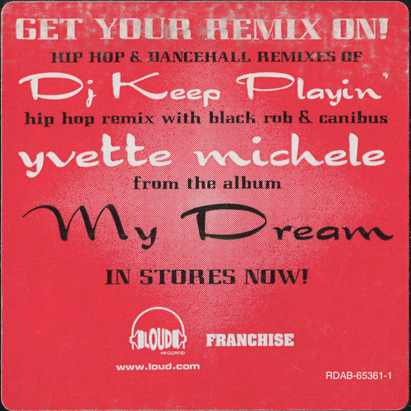 Yvette Michele - D.J. Keep Playin' (Blackout Remix) (12", Promo)
