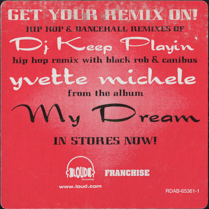 Yvette Michele - D.J. Keep Playin' (Blackout Remix) (12", Promo)