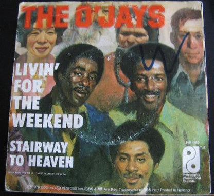 The O'Jays : Livin' For The Weekend (7", Single)