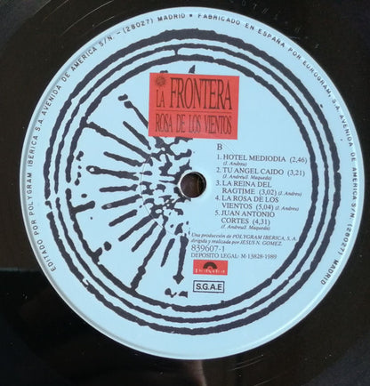 La Frontera : La Rosa De Los Vientos (LP, Album)