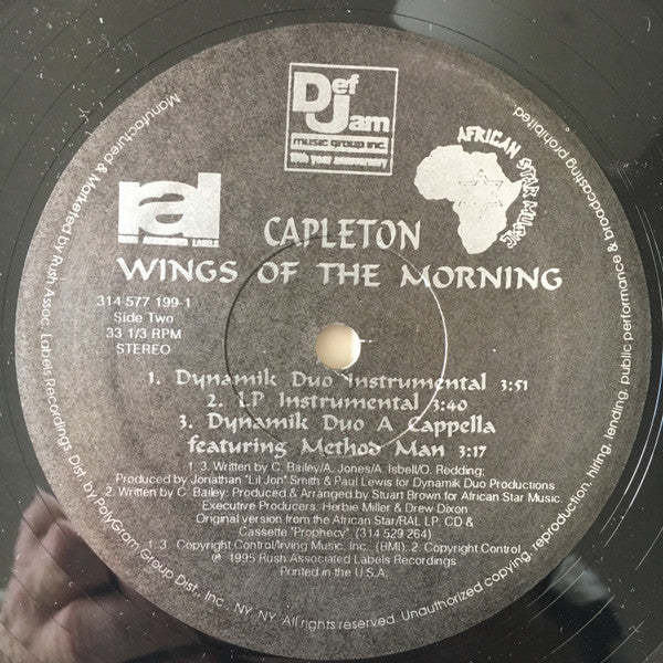 Capleton : Wings Of The Morning (12", Single)