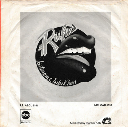 Rufus & Chaka Khan : Dance Wit Me (7", Single)