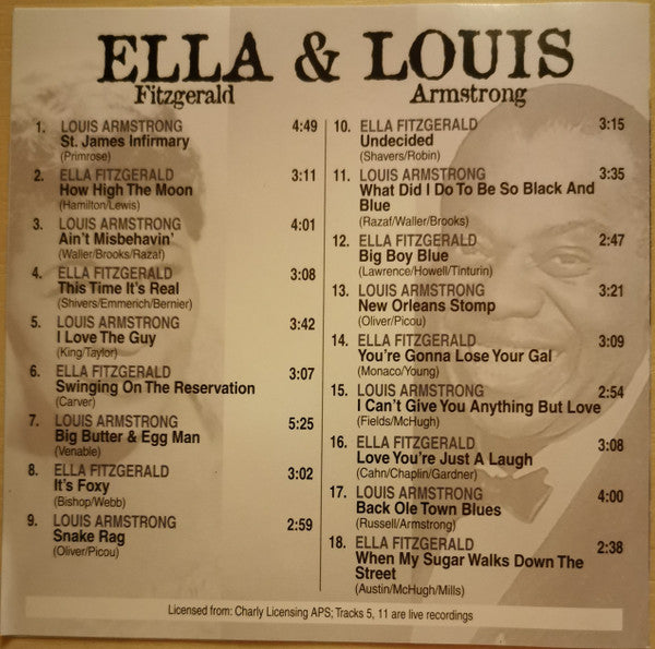 Ella Fitzgerald - Louis Armstrong - Ella Fitzgerald  - Louis Armstrong (3xCD, Comp, Mono)