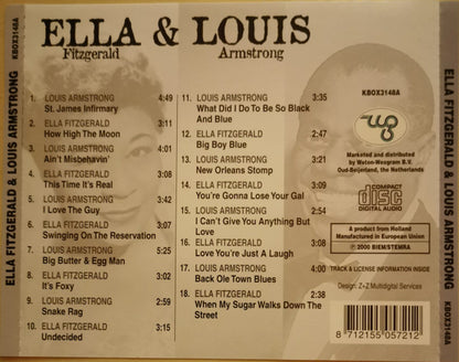 Ella Fitzgerald - Louis Armstrong - Ella Fitzgerald  - Louis Armstrong (3xCD, Comp, Mono)
