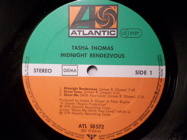 Tasha Thomas : Midnight Rendezvous (LP, Album)