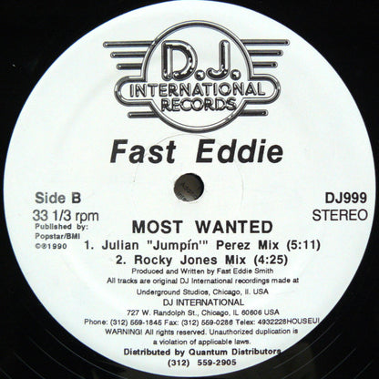 Fast Eddie* - Most Wanted (12")