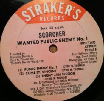 Scorcher  - Wanted Public Enemy No. 1 (LP, Album)