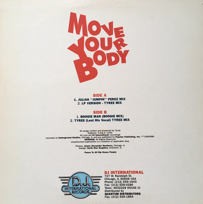 Tyree Cooper Featuring J.M.D. : Move Your Body (12")