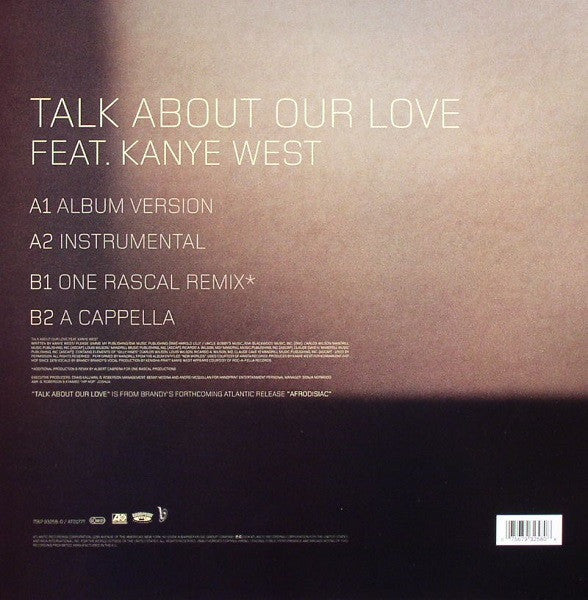 Brandy (2) Feat. Kanye West : Talk About Our Love (12")