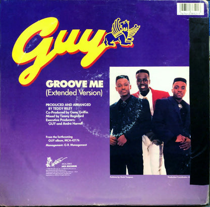 Guy : Groove Me (Extended Version) (12", Single, Red)