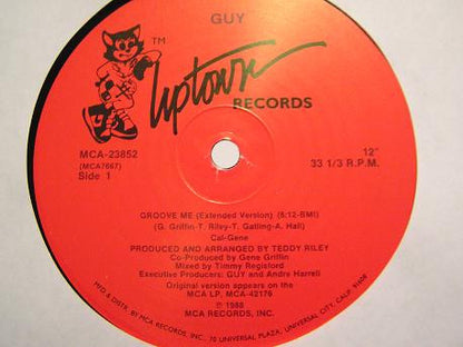 Guy : Groove Me (Extended Version) (12", Single, Red)