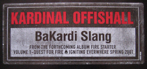 Kardinal Offishall : BaKardi Slang (12", Promo)