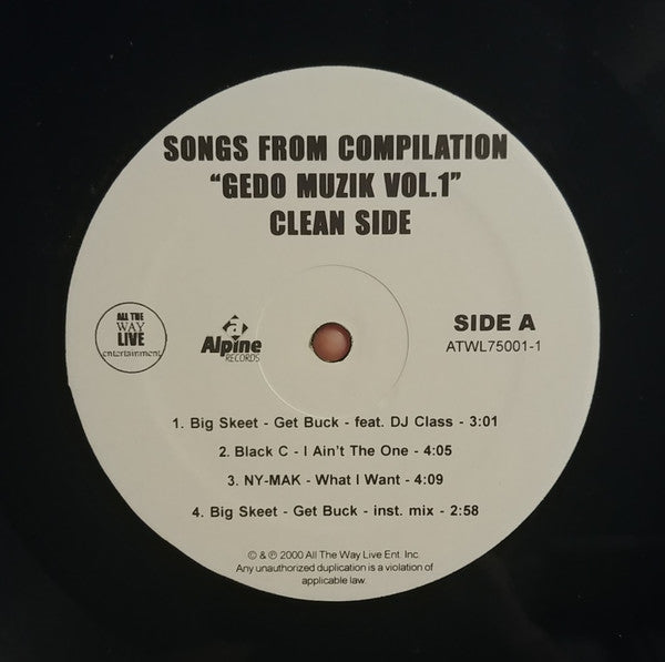 Various - Songs From Compilation Gedo Muzik Vol.1 (12")