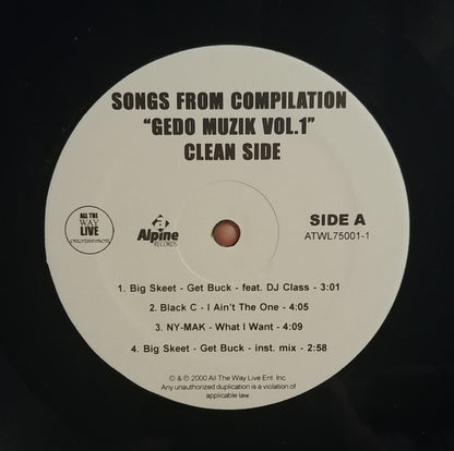 Various - Songs From Compilation Gedo Muzik Vol.1 (12")