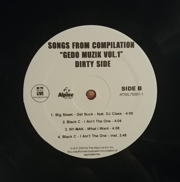 Various - Songs From Compilation Gedo Muzik Vol.1 (12")